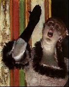 Edgar Degas Singer With a Glove china oil painting artist